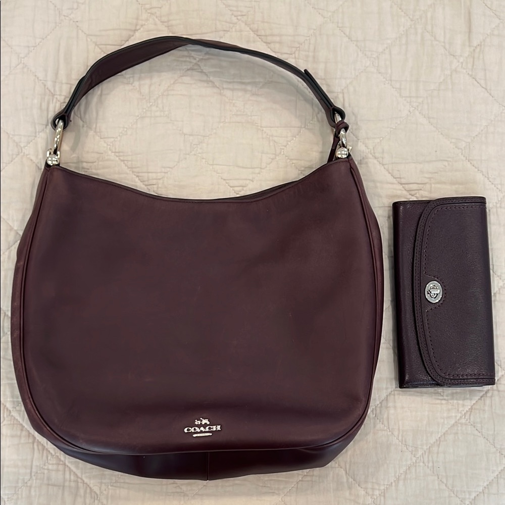 Coach Leather Nomad Hobo/Crossbody & Wallet